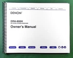 Denon DRA-800H Instruction Manual: Full Color & Protective Covers!. Fixed Price $30.25.