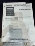 Orig. Sharp SC-7700CDMKII SC7700CDMKIIBK Repair & Service Manual *original*. Fixed Price $27.99.