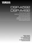 Operating Instructions For Yamaha DSP-A592, DSP-A492. Fixed Price $14.19.