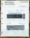 Kenwood KR-A5520 Receiver Service Manual *original*. Fixed Price $14.97.