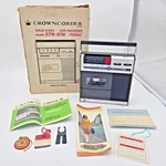 Vtg Crowncorder CTR-8750 Solid State Tape Recorder Made In Korea Cassette Tested. Fixed Price $69.00.