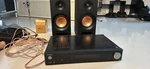 Integra DSX-3 Receiver With 2 Klipch Kd Speakers. Fixed Price $600.00.