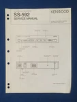 Kenwood SS-592 Processor Service Manual Factory Original The Real Thing. Fixed Price $17.28.