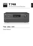 Owner's Manual For Nad T748 In English. Fixed Price $13.75.