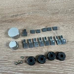 Fisher RS-220 Stereo Receiver Bottom Feet Set Switch Cover. Fixed Price $19.99.