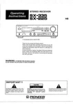 Pioneer SX-335 SX-225 Receiver Owners Manual. Fixed Price $22.24.