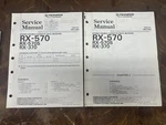 Pioneer RX-570S RX-370 Cassette Receiver Service Manual *original*. Fixed Price $19.99.