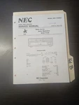 Nec Avr 710E Bu Service Manual Original Repair Book Audio Video Receiver. Fixed Price $49.99.