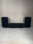 Definitive Technology Promonitor 1000 (2) Speakers + Procenter Lot Of 3 Set. Fixed Price $251.99.