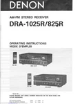 Denon DRA-1025R Receiver Amplifier Owners Manual. Fixed Price $22.24.