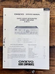 Onkyo A-8015 Amplifier Service Manual *original*. Fixed Price $24.97.