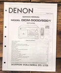 Denon DCM-5000 DCM-5001 Cd Player Service Manual *original*. Fixed Price $24.97.