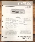 Sony STR-VX350 Receiver Service Manual *original*. Fixed Price $24.97.