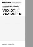 Pioneer VSX-D711 VSX-D811S Receiver Owners Manual. Fixed Price $19.99.