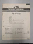 Jvc RX-707VTN Digital Surround System Receiver Service Manual D-5104. Fixed Price $54.95.