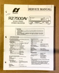 Sansui RZ-7500AV Receiver Service Manual *original*. Fixed Price $19.97.