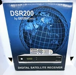 New Open Box Geosatpro DSR200 Digital Satellite Receiver 5000 Tv/radio Channels. Fixed Price $39.99.
