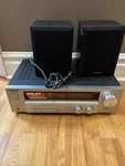 Kenwood VR-707 Audio Video Surround Receiver With 2 Speakers. Fixed Price $154.21.