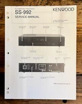 Kenwood SS-992 Processor Service Manual *original*. Fixed Price $19.97.