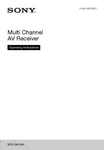 Sony STR-DN1040 Av Receiver Owners Manual. Fixed Price $22.24.