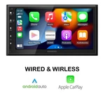 Kenwood Video Receiver 6.8" Touch Wireless Carplay Android Auto DMX5710S. Fixed Price $339.95.