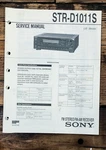Sony STR-D1011S Receiver Service Manual *original*. Fixed Price $19.97.
