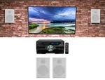 Technical Pro DV4000 4000W Home Theater Dvd RECEIVER+(4) 5.25" White Speakers. Fixed Price $374.85.