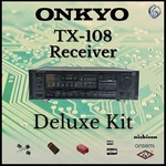 Onkyo TX-108 Receiver Deluxe Upgrade Kit Genuine Parts Restoration. Fixed Price $99.95.