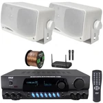 Pyle PT260A Display Radio Receiver, 2X 3.5'' 200W 3-WAY Speakers, Mic System. Fixed Price $196.99.