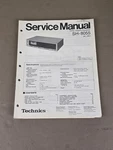 Technics Stereo Graphic Equalizer SH-8055 Service Manual D-4623. Fixed Price $84.95.