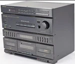 Pioneer RX-530 Fm/am Digital Synthesizer W/ Double Cassette Deck Receiver Workin. Fixed Price $175.00.