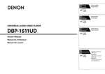 Denon DBP-1611UD Audio/video Player Owners Manual. Fixed Price $22.24.