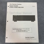 Harman Kardon PA2200 Tech Manual Original W/schematics, Diagrams, Part List. Fixed Price $21.99.