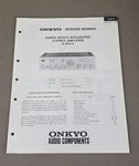Onkyo Stereo Amplifier A-8015 Service Manual D-4169. Fixed Price $54.95.