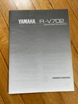 Vintage Yamaha R-V702 Natural Sound Stereo Receiver Owner's Manual. Fixed Price $17.99.