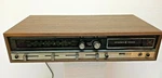 Vtg Eight 8 Track Am Fm Stereo Tape Player Montgomery Ward Airline GEN-6213B. Fixed Price $50.00.