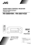 Jvc RX-5000VBK RX-5001VGD Receiver Owners Instruction Manual Reprint. Fixed Price $22.24.