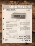 Sony STR-AV780 STR-AV790 Receiver Service Manual *original*. Fixed Price $14.97.