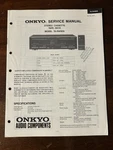 Onkyo Model TA-RW909 Stereo Cassette Tape Deck Service Manual Original Oem. Fixed Price $24.99.