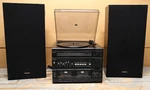 1986 Panasonic SG-D15 Stereo Music System W/ Cabinet Speakers Fully Tested. Fixed Price $141.06.