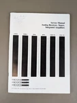 Scott Service Manual, Analog Receivers, Tuners, 319RA 349RA 439A 459A Etc D-1681. Fixed Price $54.95.