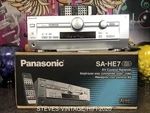 Panasonic SA-HE7 Av Control Receiver Silver Mint Boxed + Remote K Free Pp. Fixed Price $267.38.