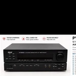 Pyle PTS88AB 5.1CH Audio Receiver Am/fm 1000W Slightly Used. Bundle. Fixed Price $100.00.