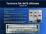 Technics SA-5470 Receiver Ultimate Upgrade Kit Genuine Parts Restoration. Fixed Price $109.95.