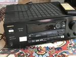 Onkyo Model #: TX-SV545 Am/fm A/v Receiver 120 Watts With Remote, Works Bundle. Fixed Price $32.80.
