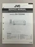 Jvc RX-703VBK Original Service Manual Free Shipping. Fixed Price $14.00.