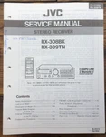 Jvc RX-308 RX-309 Tn Bk Receiver Owner & Service Manual *original*. Fixed Price $14.97.