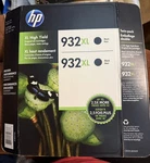 Hp 933XL Genuine Black Ink Cartridge Combo Pack Oem New 932 Sealed. Fixed Price $48.99.