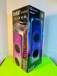 Supersonic 2 X 5.5" Bluetooth Party Speaker With Light Show. 60W. Fixed Price $130.00.