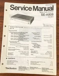 Technics SE-A808 Amplifier Service Manual *original*. Fixed Price $25.89.